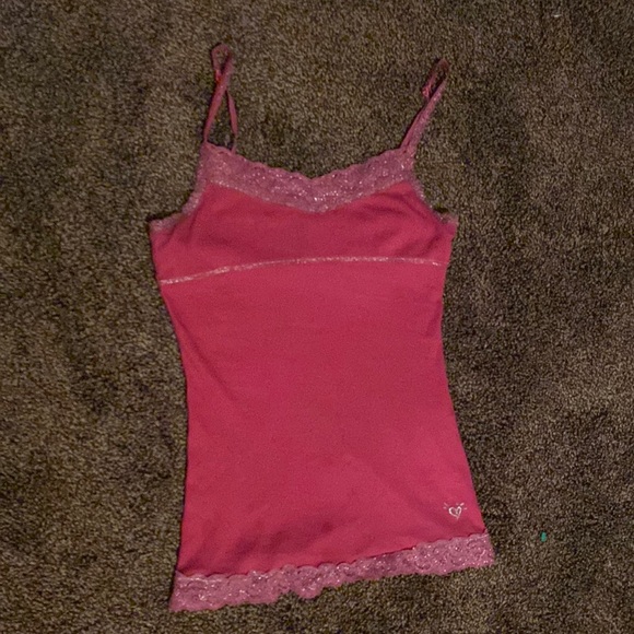 Pink Y2K Justice Tank Top - Picture 1 of 4
